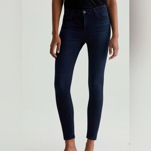 AG  Jean Ankle Super Skinny Jeans 28R Dark Wash